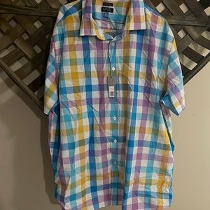 BNWT Cam Newton Made  Men's Casual Button Down Shirt Size XXLarge